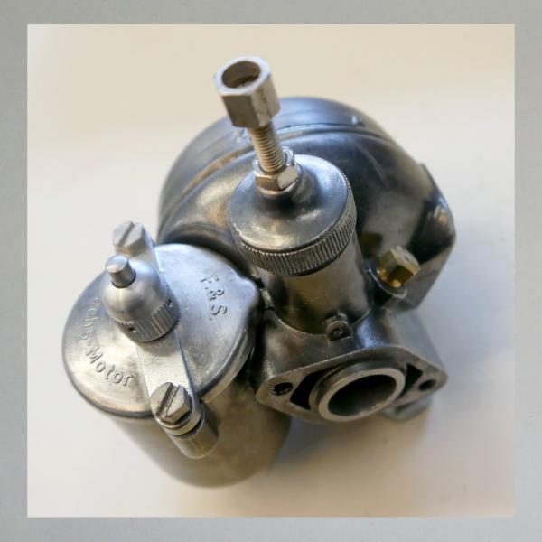 Preview: Fichtel+Sachs Vergaser 98 Modelle ab 1950, 3PS - 40mm Bolzenabstand---Filterkappe original erhalten---