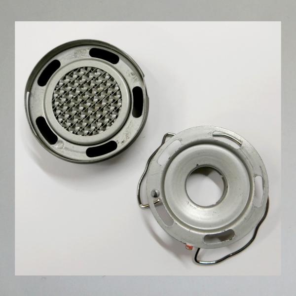 Preview: LF-98---Luftfilter komplett (Filter mit Klemmschelle befestigt) für Sachs 98 Vergaser---originales NEUTEIL---