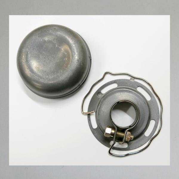 LF-98---Luftfilter komplett (Filter mit Klemmschelle befestigt) für Sachs 98 Vergaser---originales NEUTEIL---