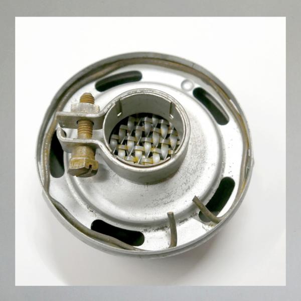 Preview: LF-98---Luftfilter komplett (Filter mit Klemmschelle befestigt) für Sachs 98 Vergaser---originales NEUTEIL---