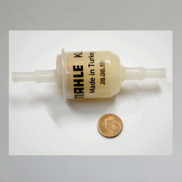 Benzinfilter für Schlauchleitungen, gross für 6 bis 8mm Schlauch-Innenweite---Original Mahle (KL13)