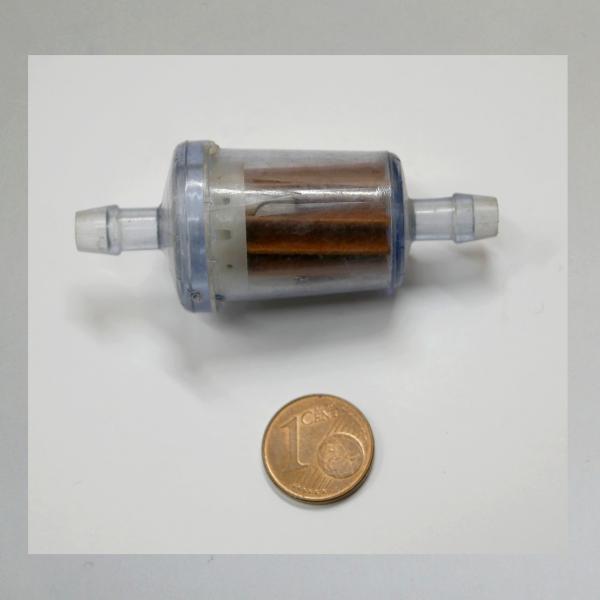 Benzinfilter für Schlauchleitungen, klein für 5-6 mm Schlauch-Innendurchmesser