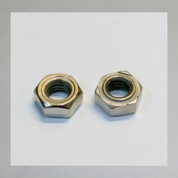 Mutter M8, mit 14mm Schlüsselweite, vernickelt
