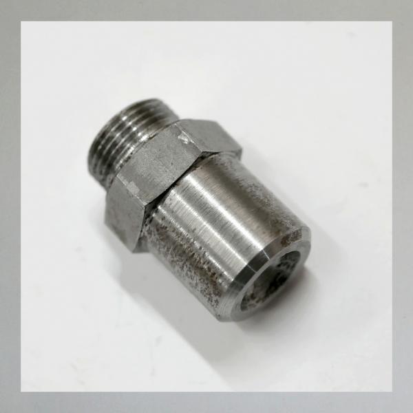 Schiebehahn-Bauteil: Gewindestutzen: Rohteil ohne Gewinde: Bolzendurchmesser 16mm