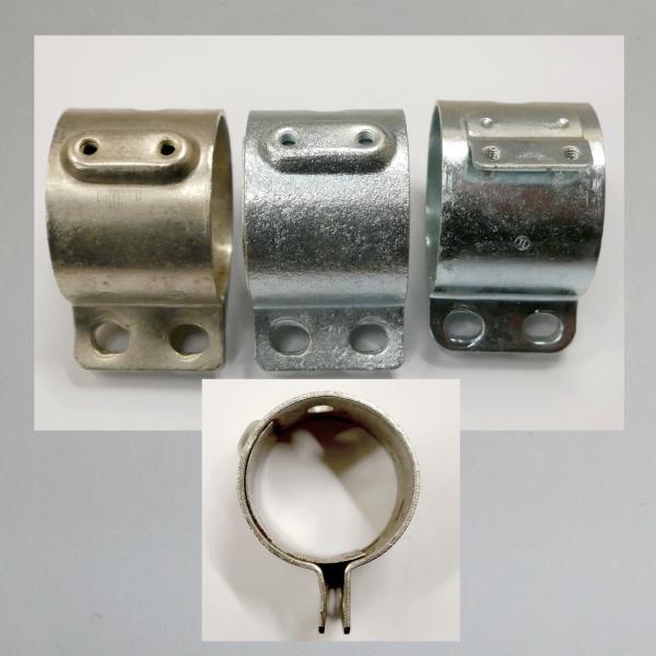 Zündspulen Halteschelle/ Schelle für kleinere Zündspulen mit Aufnahme für den Kondensator---Durchm. 45mm---