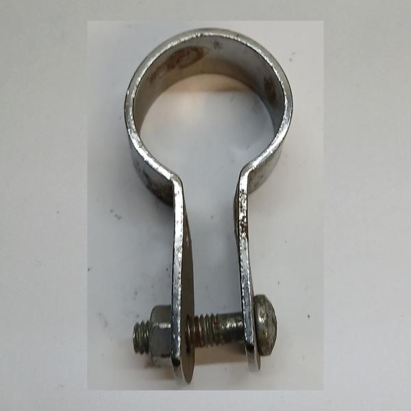 Preview: Schelle für Gestängebremse Stempelbremse, verchromt