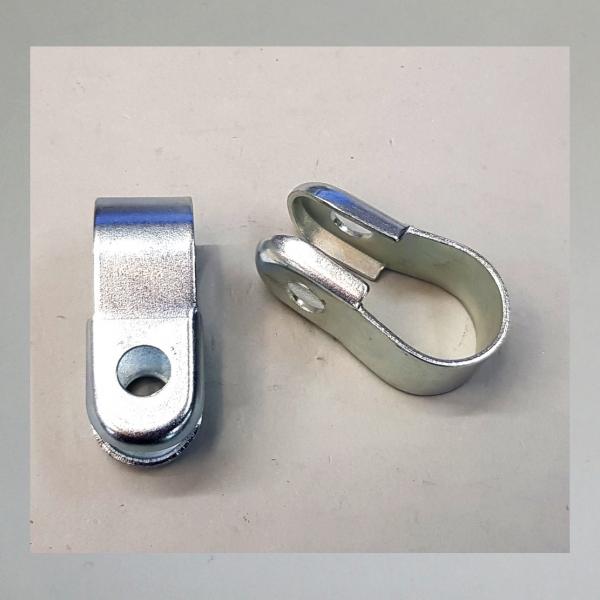 Lenkerschelle für Spiegelklemmung 22mm---verzinkt---