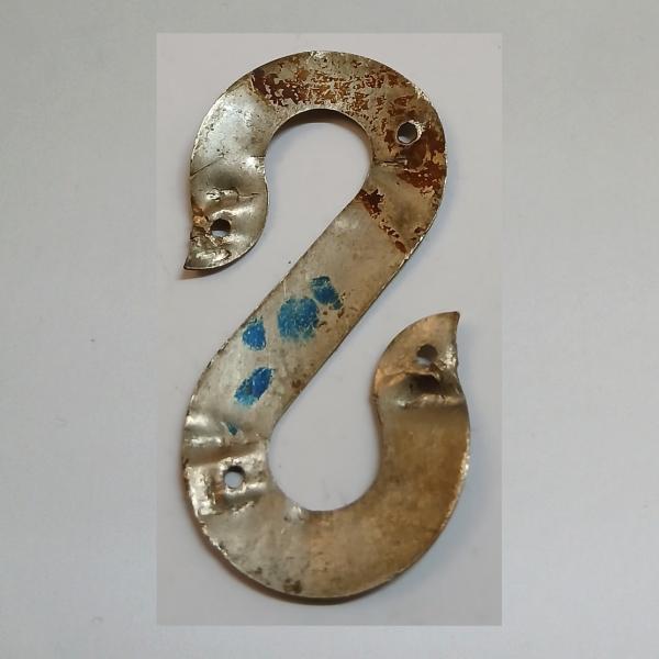 Preview: Steuerkopfschild für Simplex Fahrrad Amsterdam 50er Jahre