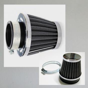 Sport-Luftfilter, 40mm Steckanschluss (Klemmung)---zu Testzwecken, Sport, Verbesserung der Alltagstauglichkeit---für Bing und andere Vergaser