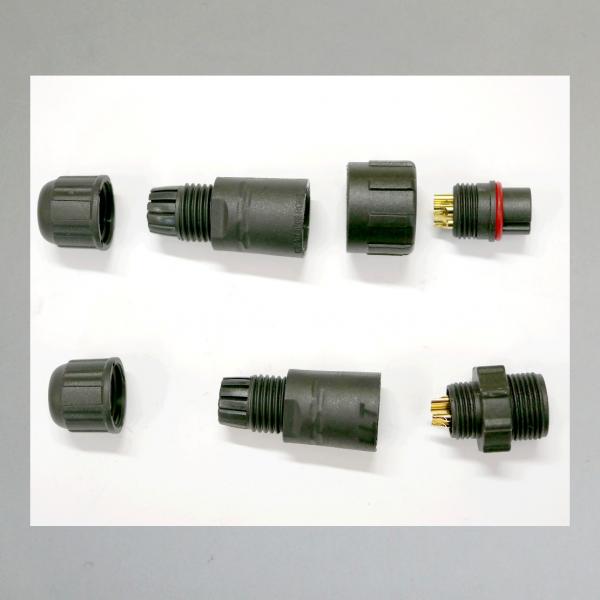 Steckverbingung, Stecker und Dose (Buchse) für KFZ, Beiwagen, Anhänger usw.---4 Polig---