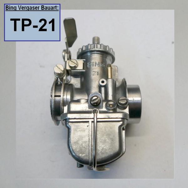 Düsen- und Nadelsatz für Bing Vergaser Typ 21 (21/20/...) für Kleinkrafträder (TP-21)