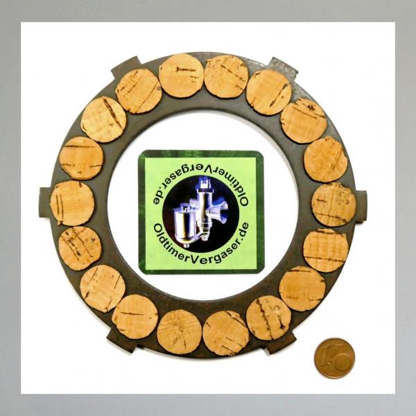 Kupplungsscheibe für Triumph BDG125, Cornet---neu belegt und geschliffen---