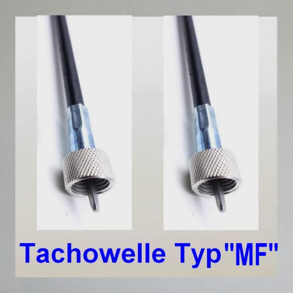 Tachowelle Triumph Tessy Roller, Anschluss: MF90, Farbe: schwarz