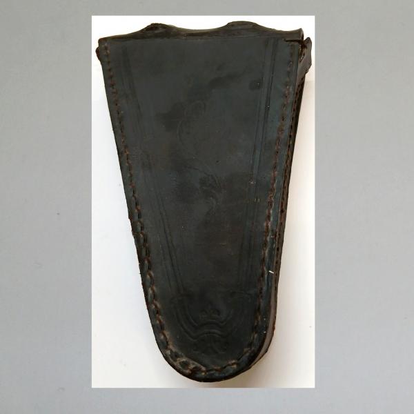 Preview: Werkzeugtasche Herren Blumenmotiv Leder