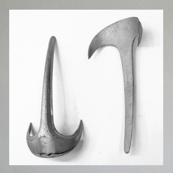 Nachguss Alu: Zündapp Combinette Zierteil Schutzblech vorne