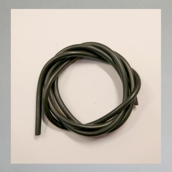 Zündkabel PVC, schwarz (Dunkelgrau), 5mm Durchmesser für Motorrad, Auto, Stamo---1 Meter---