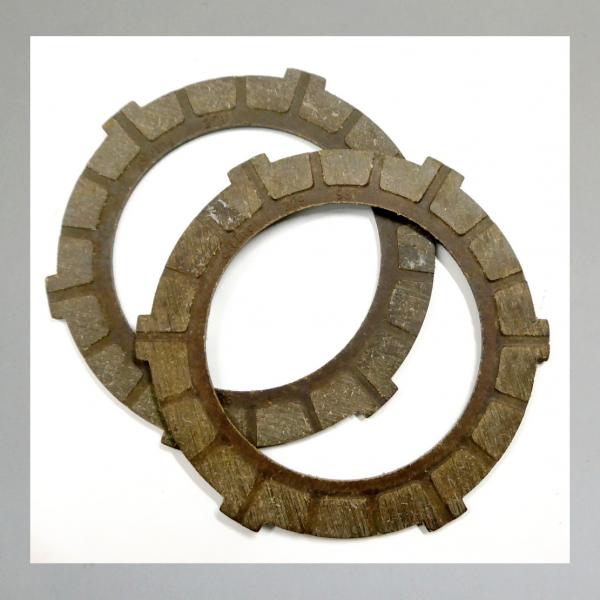 Kupplungsscheibe, Reibscheibe für Zündapp C, CS, CX, GTS, ZD, KS, Hai 25, 49, 50 ccm, Bergsteiger M25 & M50, Combinette 3 Gang---Originalscheibe von Diring---