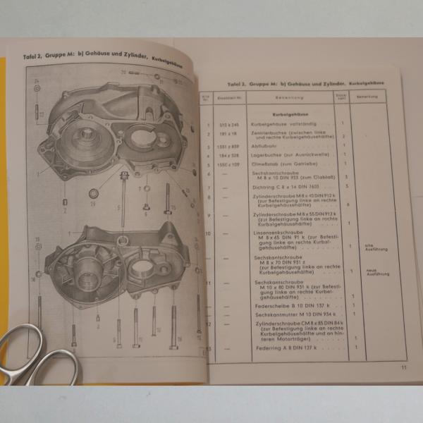 Preview: Zündapp - Ersatzteil-Liste für Bella R 204 1958, Kopie