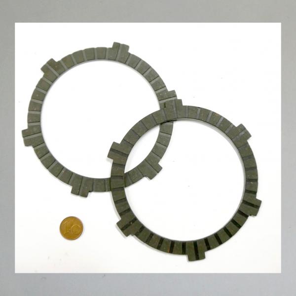 Kupplungsscheibe, Reibscheibe für Zündapp C, CS, CX, GTS, ZD, KS, Hai 25, 49, 50 ccm, Bergsteiger M25 & M50, Combinette 3 Gang---ORIGINAL---