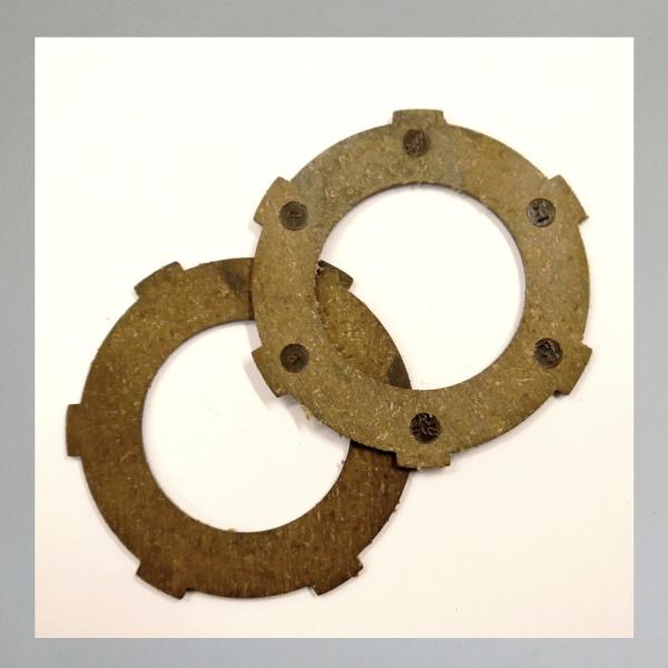 Kupplungsscheibe für Zündapp Km48, KM50, Combimot, Combinette, Triumph, Hercules, Reibscheibe (Voll-Bakelit)---Original NEU von Jurid!---