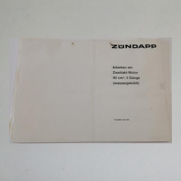 Zündapp - Arbeiten am Zweitakt-Motor 80ccm, 5 Gänge (wassergekühlt), Kopie