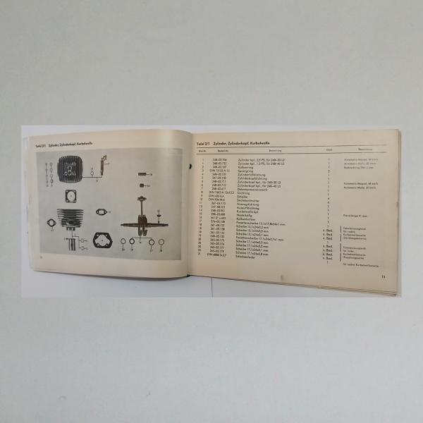 Preview: Zündapp Ersatzteil-Katalog Typen 442 - 11 LO/12 LO, original