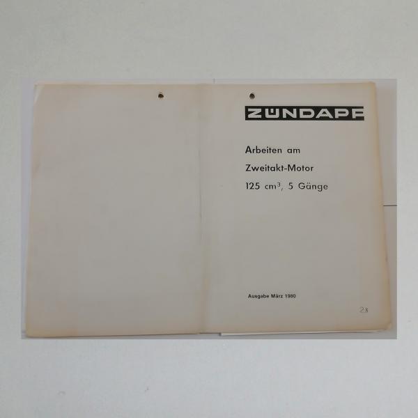 Zündapp - Arbeiten am Zweitakt-Motor 125ccm, 5 Gänge, Kopie