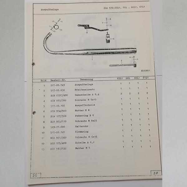 Preview: Zündapp Ersatzteil-Katalog KS 50 Water-Cooled und KS 50 Sport und Supersport 1981 (Österreich), Kopie
