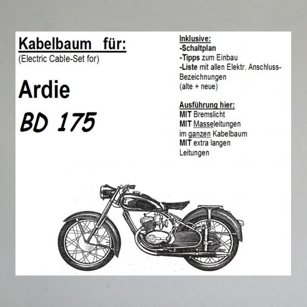 Kabelbaum/ Kabelsatz/ Leitungssatz Ardie BD 175