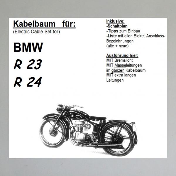 Kabelbaum/ Kabelsatz/ Leitungssatz BMW R23 und R24