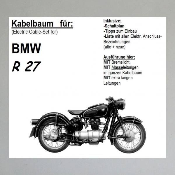 Kabelbaum/ Kabelsatz/ Leitungssatz BMW R27
