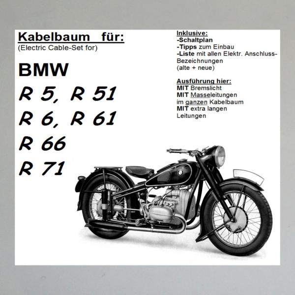 Kabelbaum/ Kabelsatz/ Leitungssatz BMW R5, R51, R6, R61, R66, R71