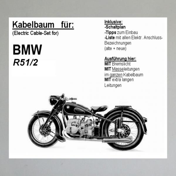 Kabelbaum/ Kabelsatz/ Leitungssatz BMW R51/2