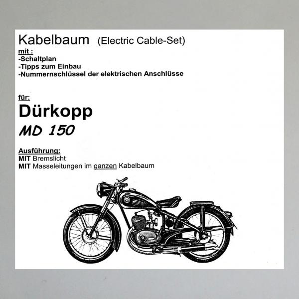 Kabelbaum/ Kabelsatz/ Leitungssatz Dürkopp MD150