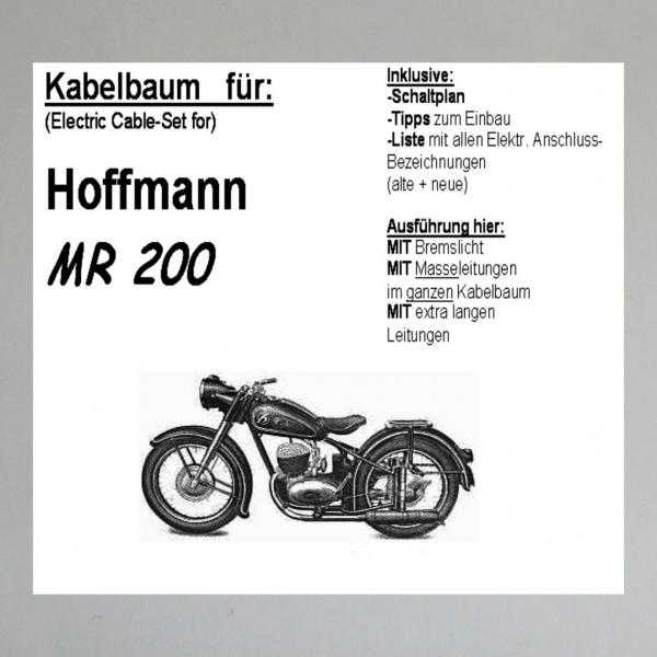 Kabelbaum/ Kabelsatz/ Leitungssatz Hoffmann MR 200