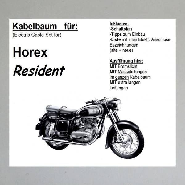 Kabelbaum/ Kabelsatz/ Leitungssatz Horex Resident