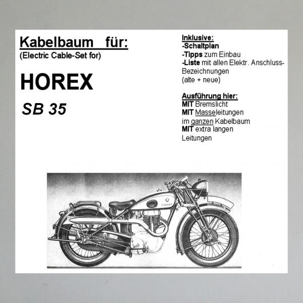 Kabelbaum/ Kabelsatz/ Leitungssatz Horex SB35