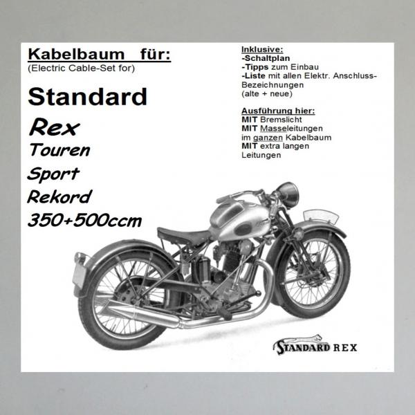 Kabelbaum/ Kabelsatz/ Leitungssatz Standard Rex, Touren, Sport, Rekord 350 und 500ccm