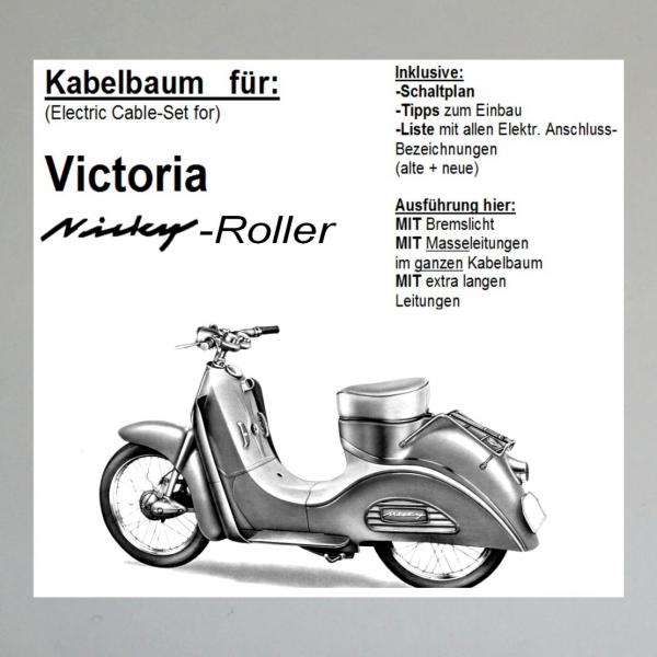 Kabelbaum/ Kabelsatz/ Leitungssatz Victoria Nicky Roller