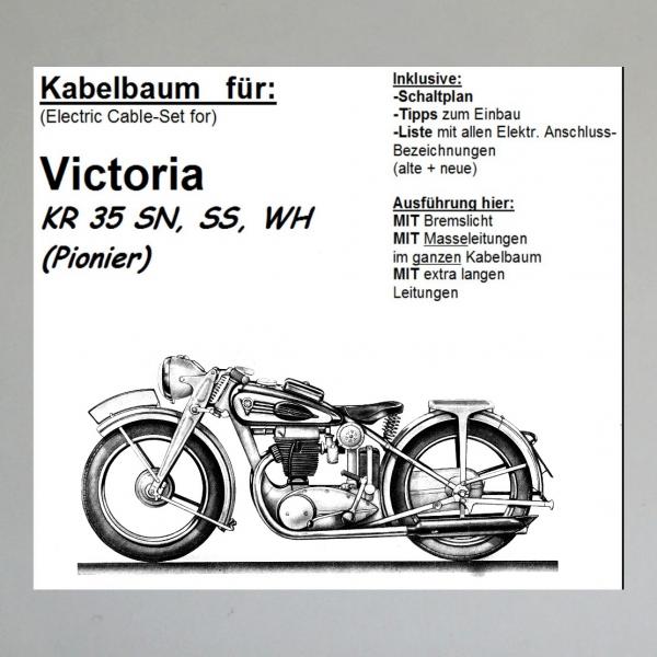 Kabelbaum/ Kabelsatz/ Leitungssatz Victoria KR35SN, KR35SS, KR35WH (PIONIER)