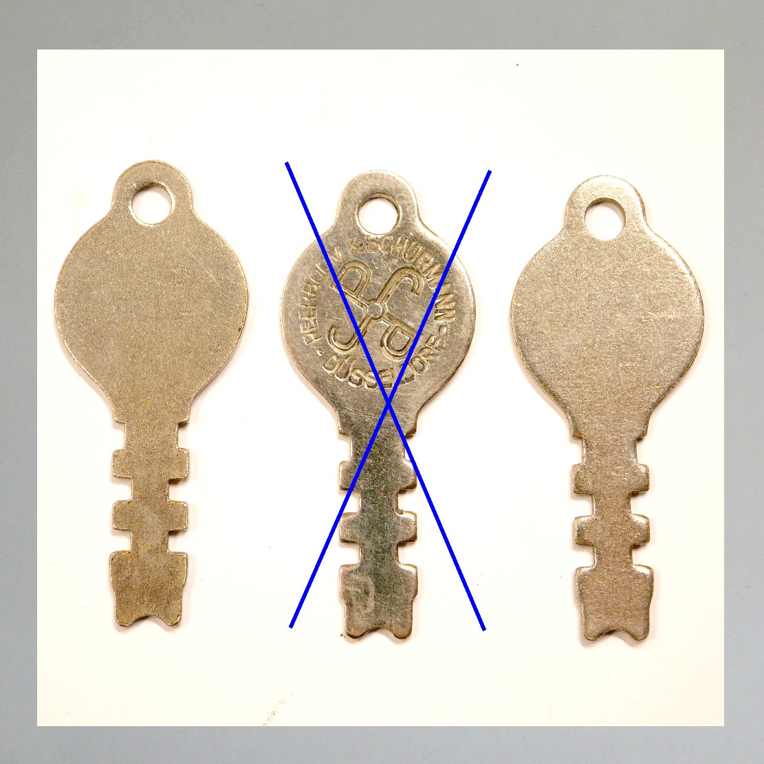 4 Stück Zündschlüssel Für Baumaschinen - Ersatzschlüssel 2498 15306