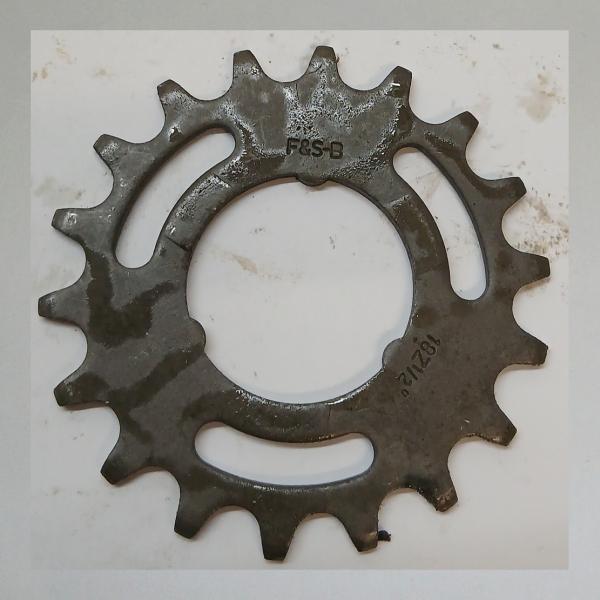 Ritzel fürs Fahrrad  1/2"x1/8" 18 Zähne, Fichtel & Sachs