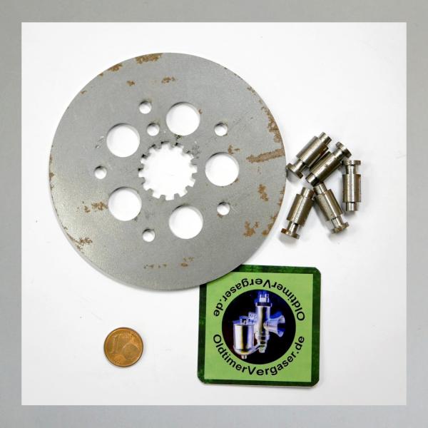 Bausatz: Kupplungs-Grundplatte für Ilo Motoren 125-200ccm---Repro neu---