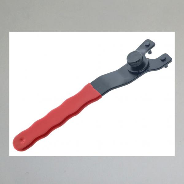 Zweistift-Schlüssel, Stirnlochschlüssel, 190mm lang, Stiftdurchmesser 4,6mm, feststellbar, auch für die Flex