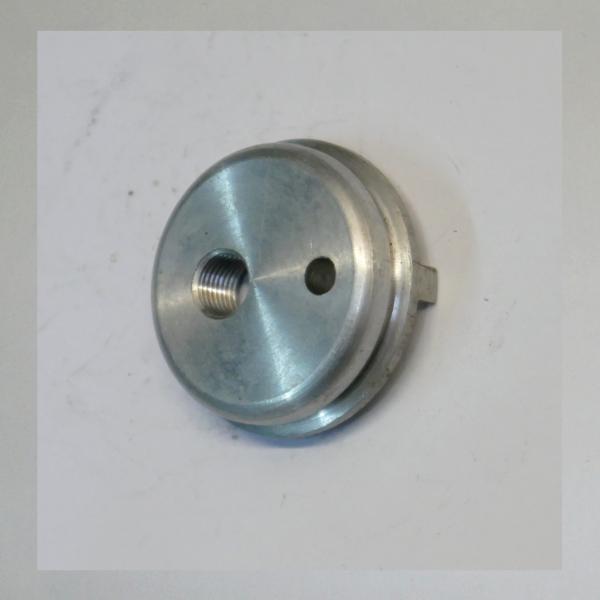 (20-958)  Deckelplatte (Zugdeckel) für Kreidler 17 und 18er Bing Vergaser (Repro)