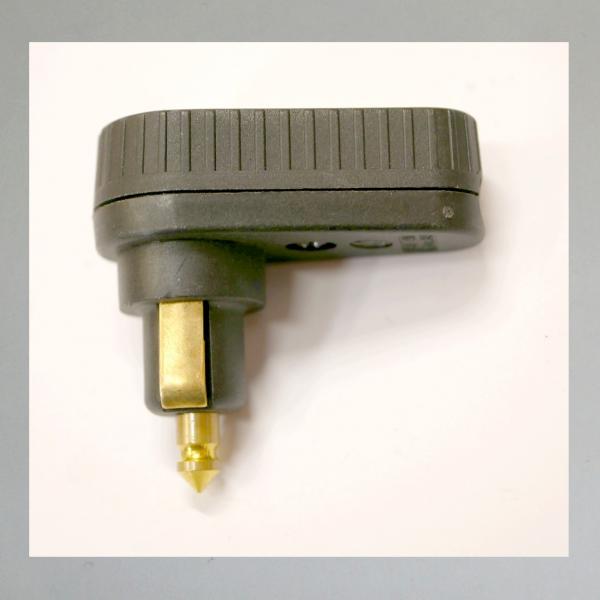 Steckverbingung: DIN Winkelstecker, Stecker für KFZ, Beiwagen, Anhänger, Geräte, Versorgung usw.---2 Polig---