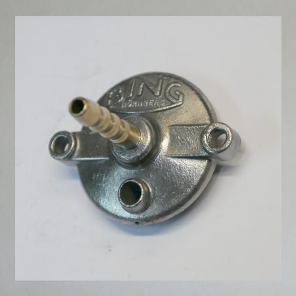 (48-022) Tupfer massiv für Bing Vergaser mit Flansch-Schwimmerdeckel---Ausführung in schwarz---Orig. NEU---