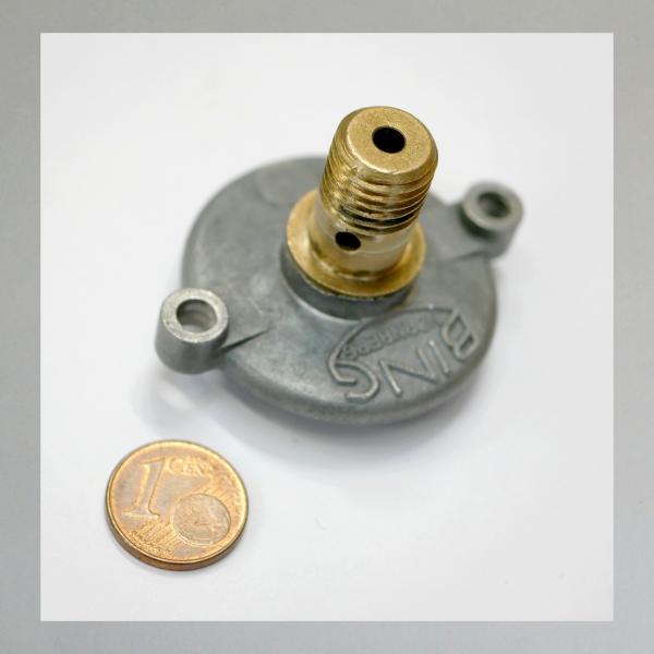 (32-235) Schwimmerkammer Deckel für Bing Vergaser---seltene Ausführung---Orig. Gebraucht---