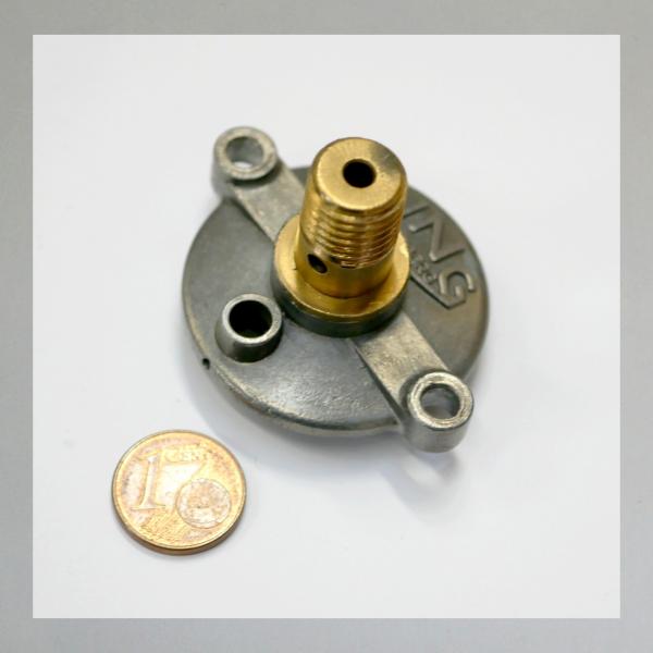 (32-240) Schwimmerkammer Deckel für Bing Vergaser---seltene Ausführung---Orig. Gebraucht---