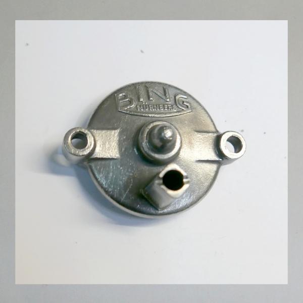 (48-951) Tupfer aus Blech für Bing Vergaser BMW 1 Zylinder und große alte Schwimmerkammern---Orig. NEU------Ausführung in schwarz---
